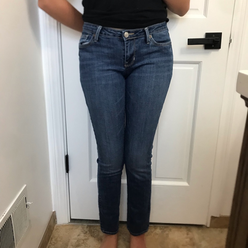 Old Navy Low Rise Denim Jeans (Size: 0 Regular)